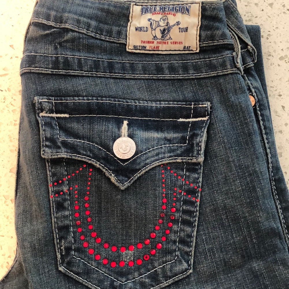 Like new True Religion Bootcut Jeans - Picture 4 of 4